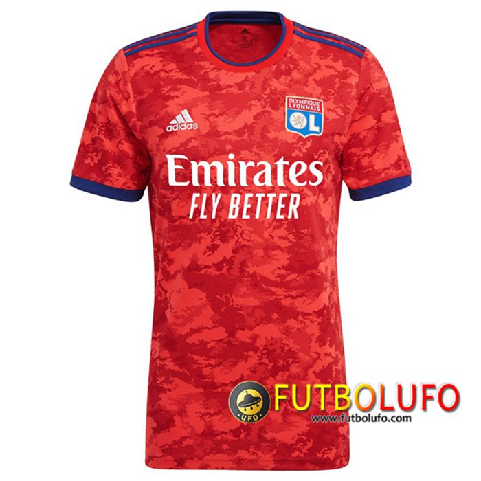 Camiseta Futbol Lyon OL Alternativo 2021/2022