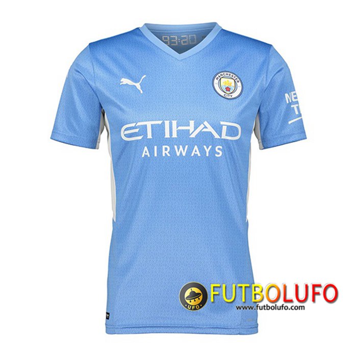 Camiseta Futbol Manchester City Titular 2021/2022