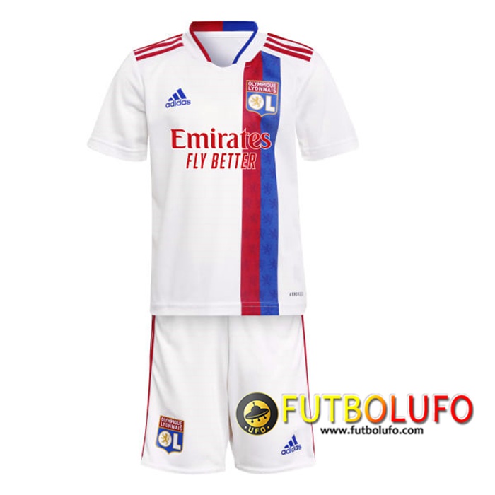 Camiseta Futbol Lyon OL Niños Titular 2021/2022