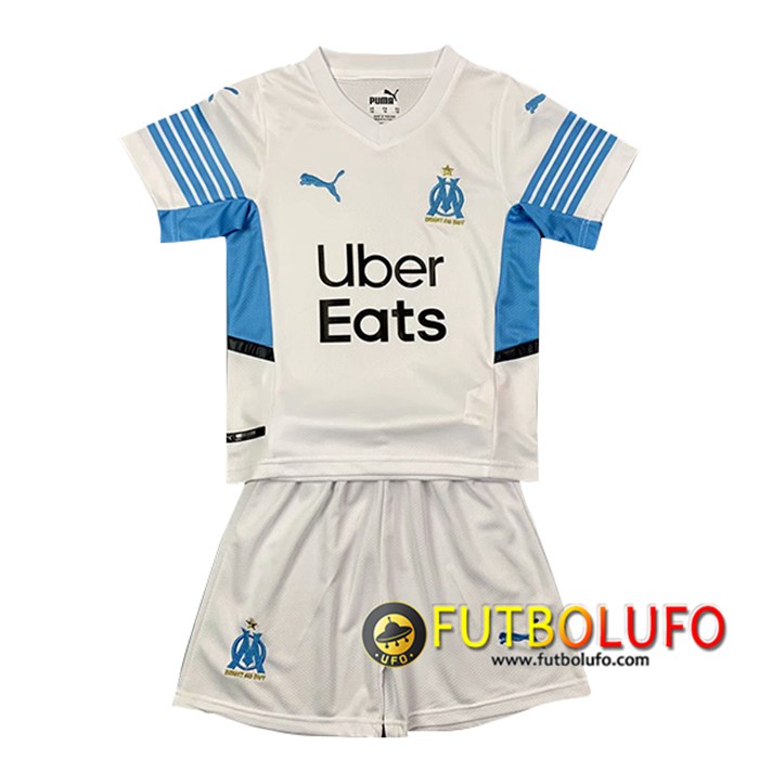 Camiseta Futbol Marsella OM Niños Titular 2021/2022