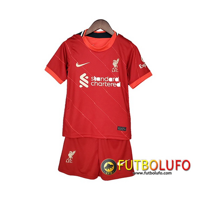 Camiseta Futbol FC Liverpool Ninos Titular 2021/2022