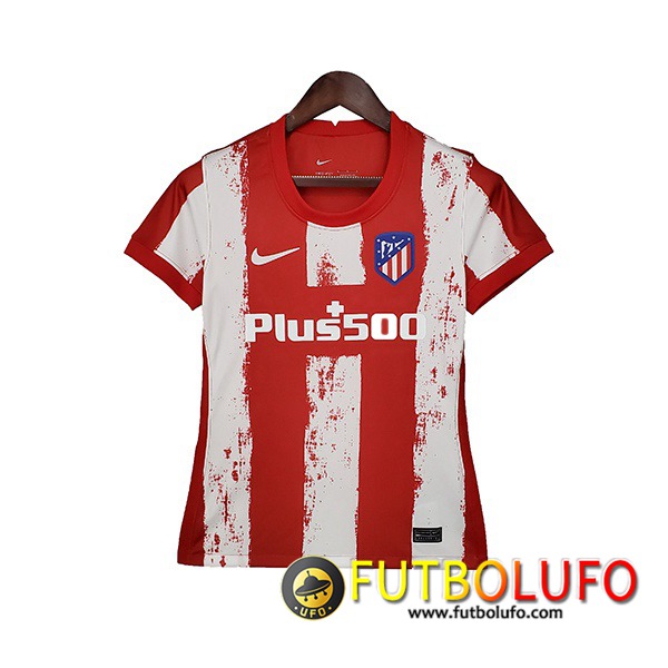 Camiseta Futbol Atletico Madrid Mujer Titular 2021/2022