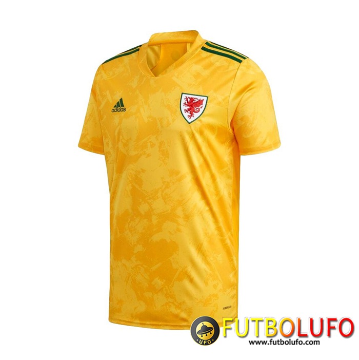 Camiseta Futbol Galles Alternativo UEFA Euro 2020