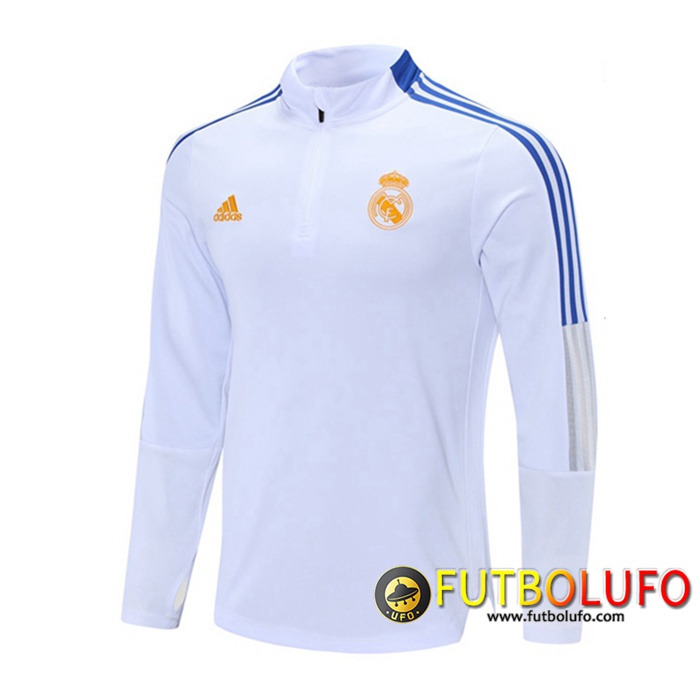 Sudadera De Entrenamiento Real Madrid Blanca 2021/2022