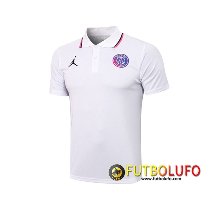 Compra De Camiseta Polo PSG Blanco 2022 2023