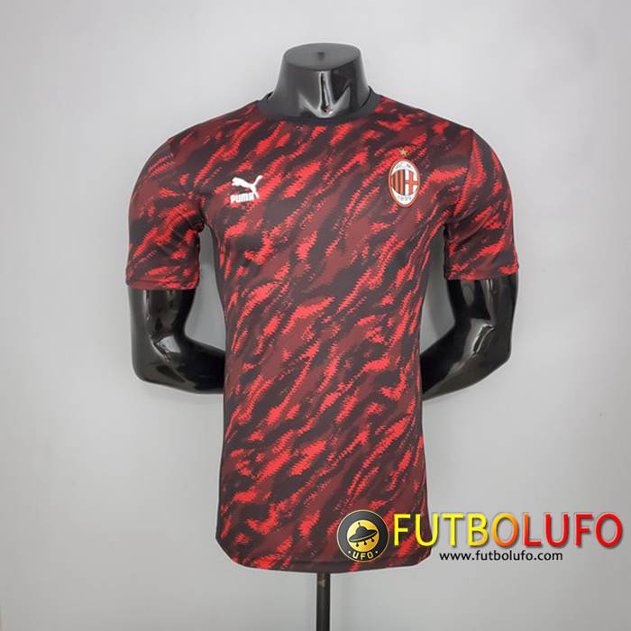 Camiseta Entrenamiento AC Milan Player Version Rojo/Azul 2021/2022