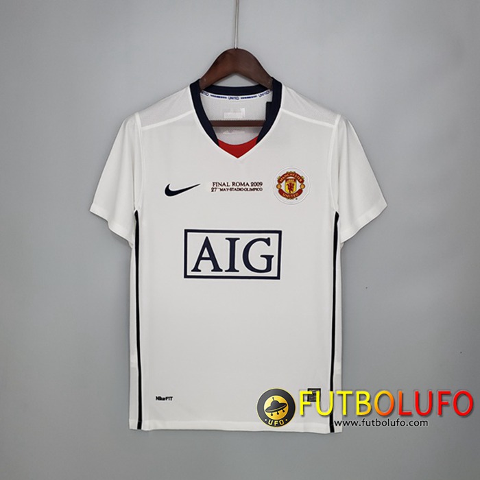 Camiseta Futbol Manchester United Retro Champions League Alternativo 2008/2009