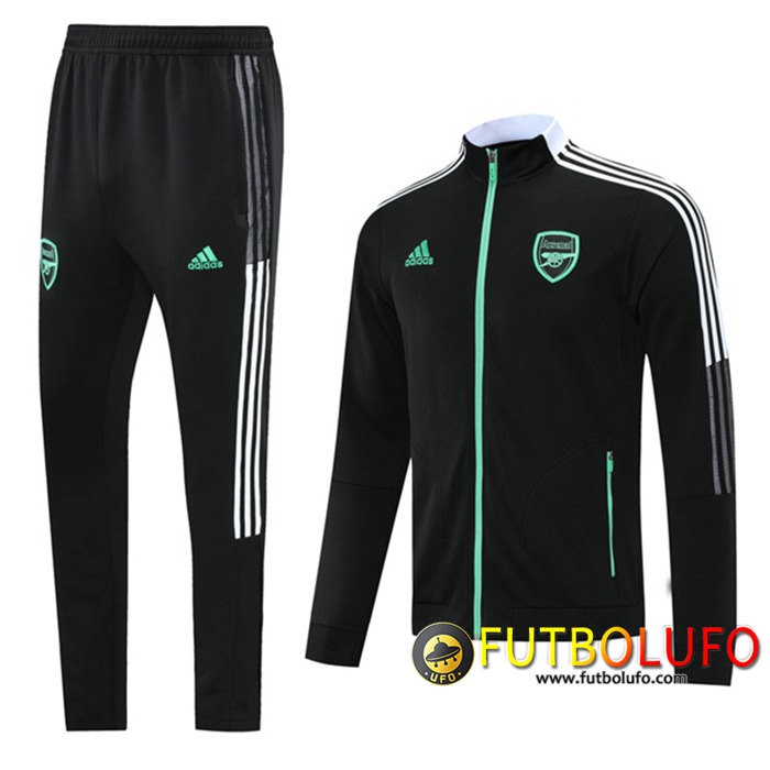 Chaqueta Con Capucha Chandal Arsenal Negro 2021/2022
