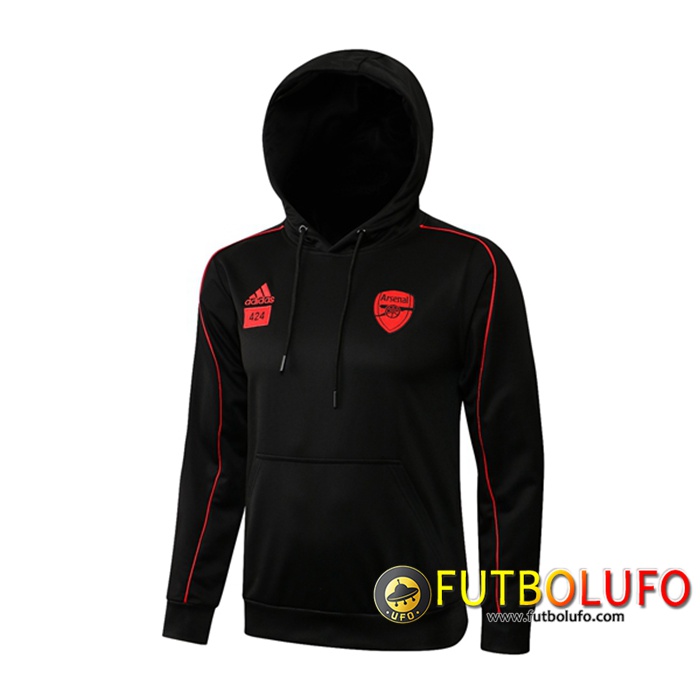 Chaqueta Con Capucha FC Arsenal Negro 2021/2022
