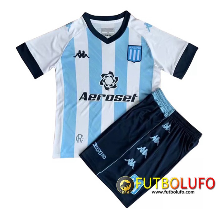Camiseta Racing Club De Avellaneda Niños Titular 2021/2022