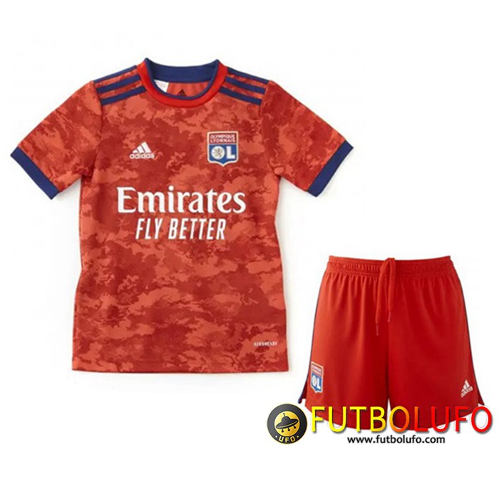Camiseta Futbol Lyon OL Niños Alternativo 2021/2022