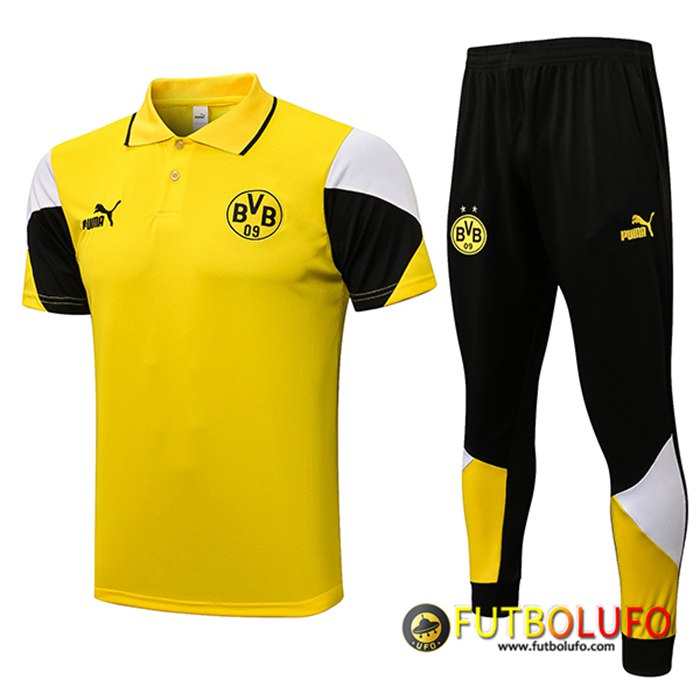 Camiseta Entrenamiento Dortmund BVB + Pantalones Amarillo 2021/2022