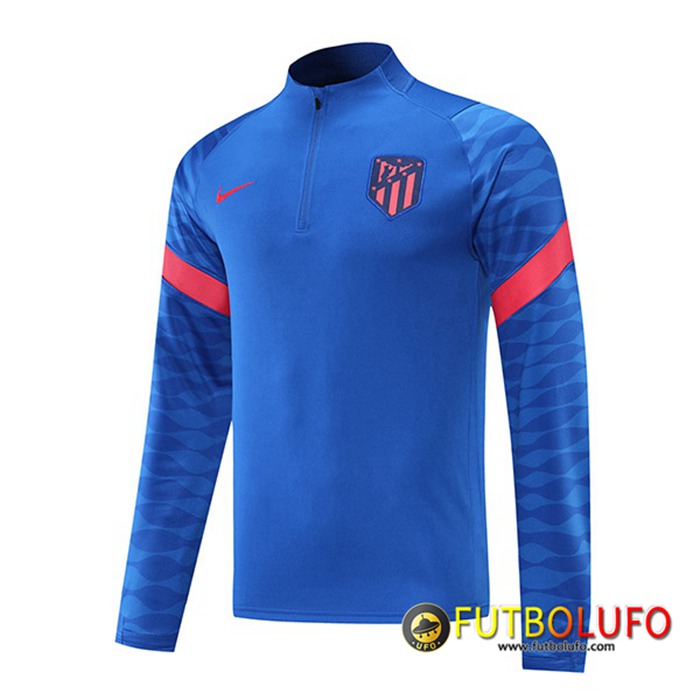 Sudadera De Entrenamiento Atletico Madrid Azul 2021/2022 -1