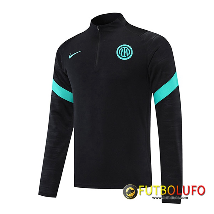 Sudadera De Entrenamiento Inter Milan Negro 2021/2022 -1
