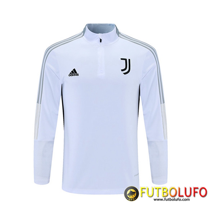 Sudadera De Entrenamiento Juventus Blanca 2021/2022 -1