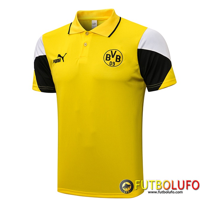 Camiseta Polo Dortmund BVB Amarillo 2021/2022