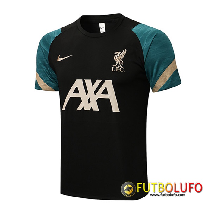 Camiseta Entrenamiento FC Liverpool Negro 2021/2022