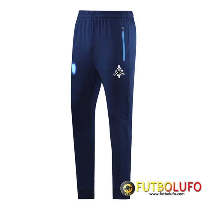 Pantalon Entrenamiento SSC Napoli Negro/Azul 2021/2022