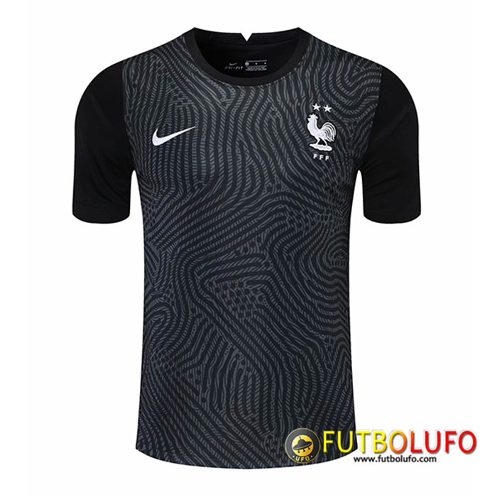 Camiseta Futbol Francia Portero Negro 2020
