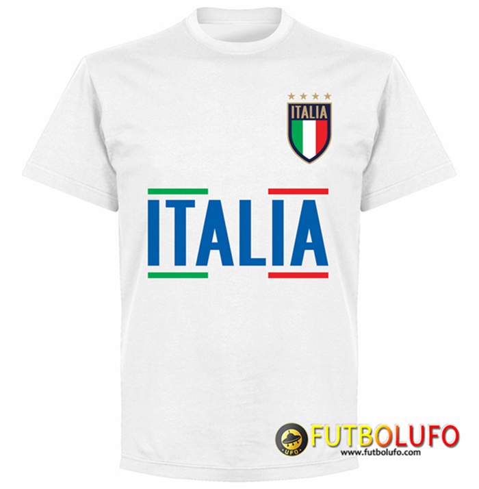 Camiseta Entrenamiento Italia UEFA Euro 2020 Champions Blanca - GXHTS04