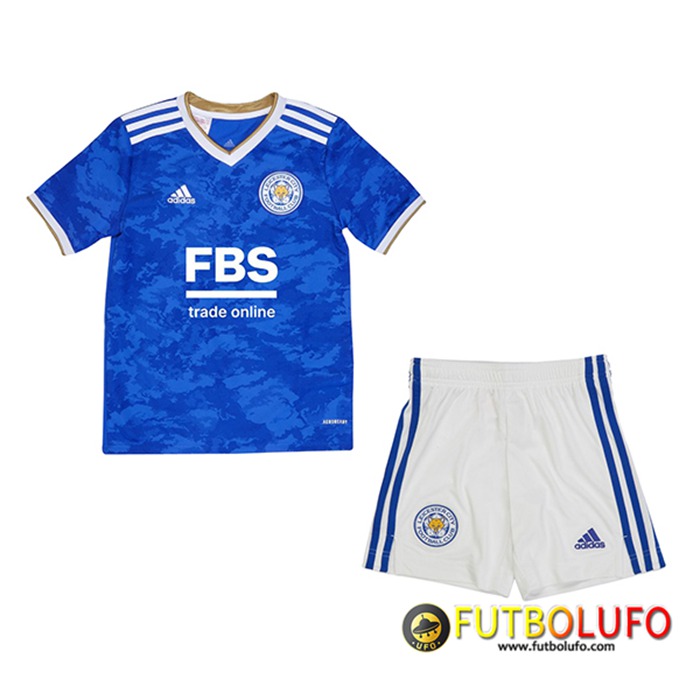 Camiseta Futbol Leicester City Niños Titular 2021/2022