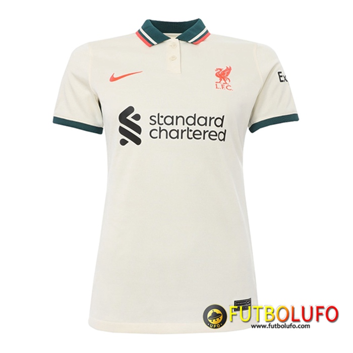 Camiseta Futbol FC Liverpool Mujer Alternativo 2021/2022