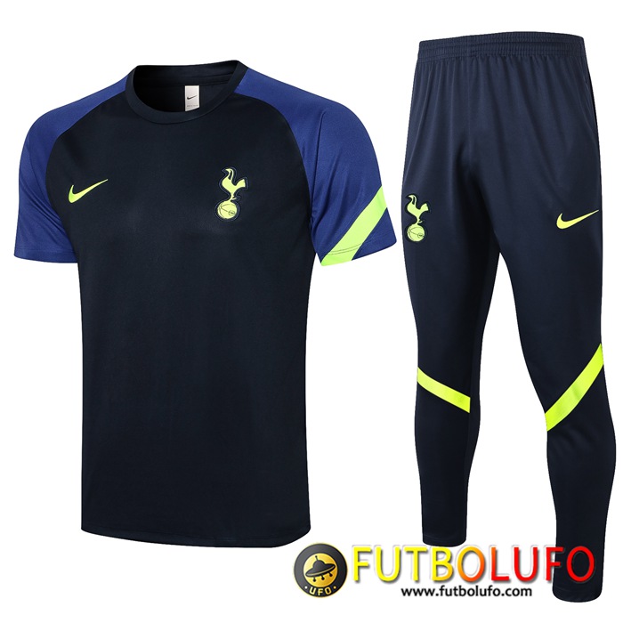 Camiseta Polo Tottenham Hotspur + Pantalones Azul/Negro 2021/2022