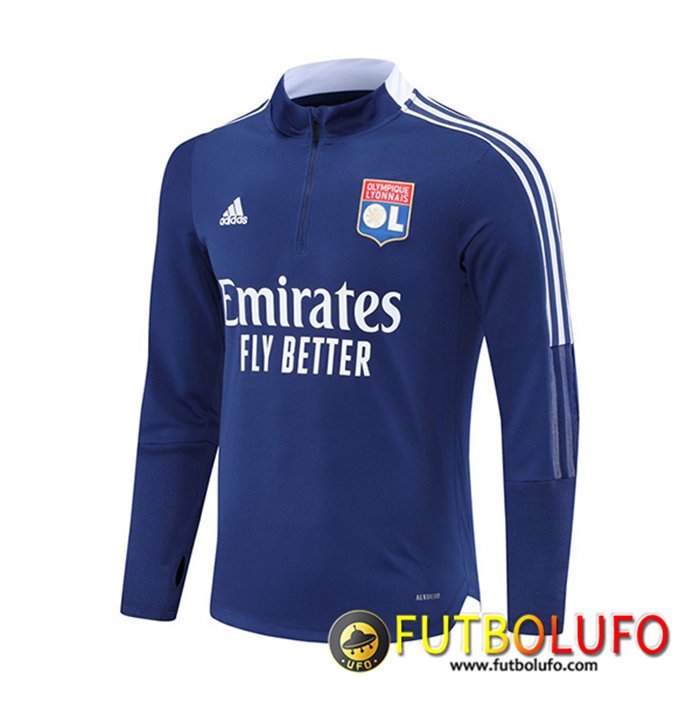 Sudadera De Entrenamiento Lyon OL Azul 2021/2022