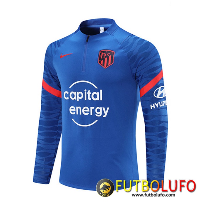 Sudadera De Entrenamiento Atlético Madrid Azul 2021/2022