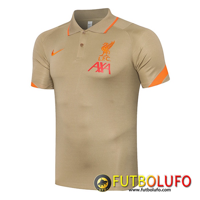Camiseta Polo FC Liverpool Brun Clair 2021/2022