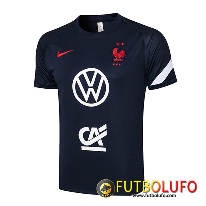 Camiseta Polo Francia Negro 2021/2022