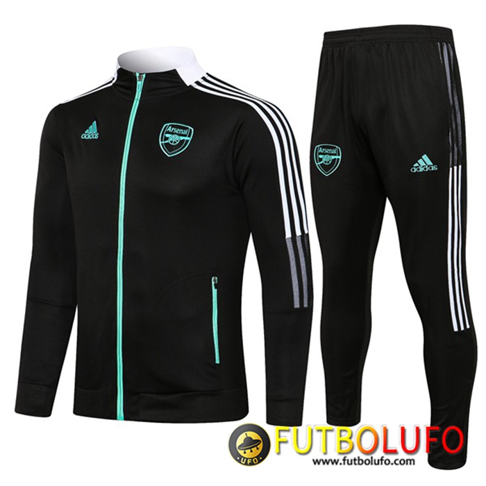 Chandal Equipos De Futbol - Chaqueta FC Arsenal Negro 2021/2022