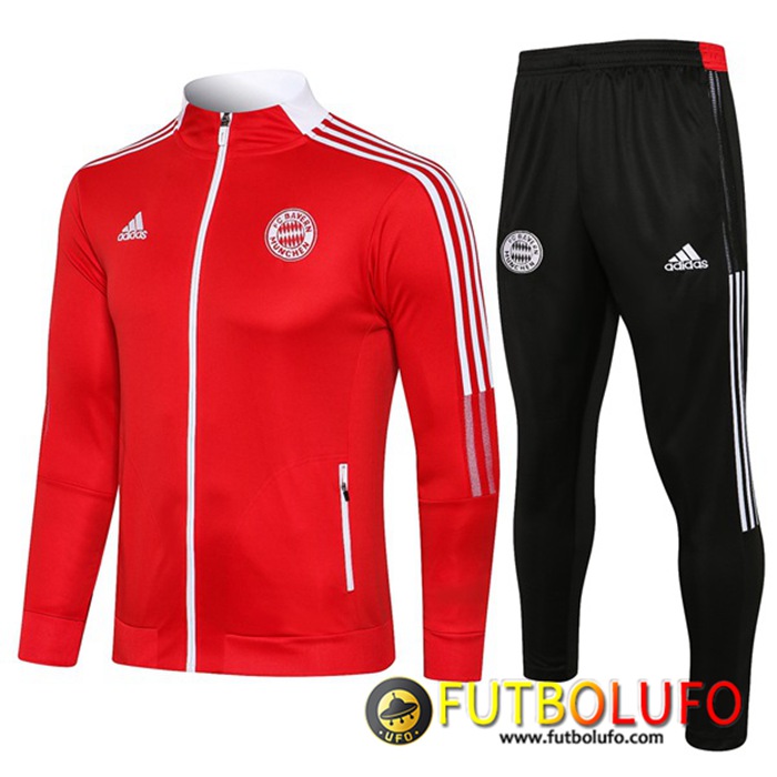 Chandal Equipos De Futbol - Chaqueta Bayern Munich Rojo 2021/2022 -2