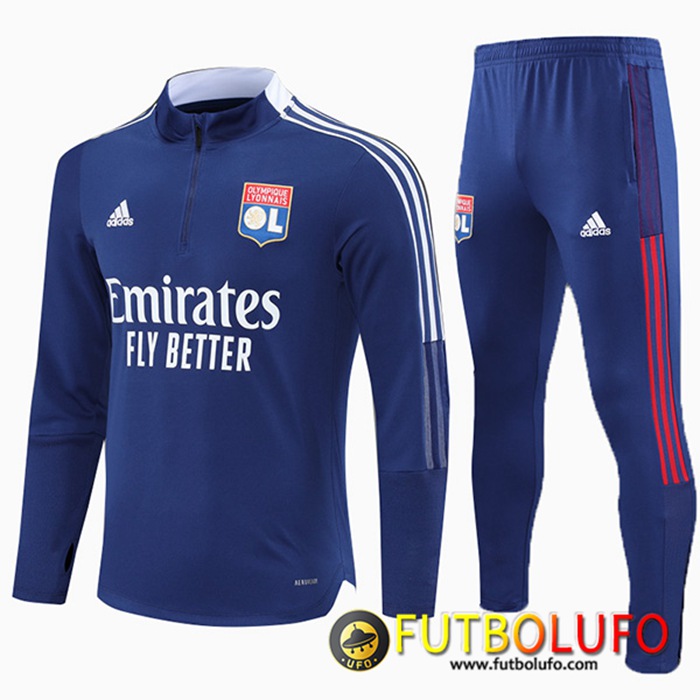 Chandal Equipos De Futbol Lyon OL Niños Azul 2021/2022