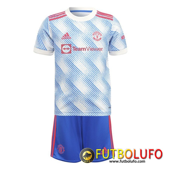 Camiseta Futbol Manchester United Niños Alternativo 2021/2022