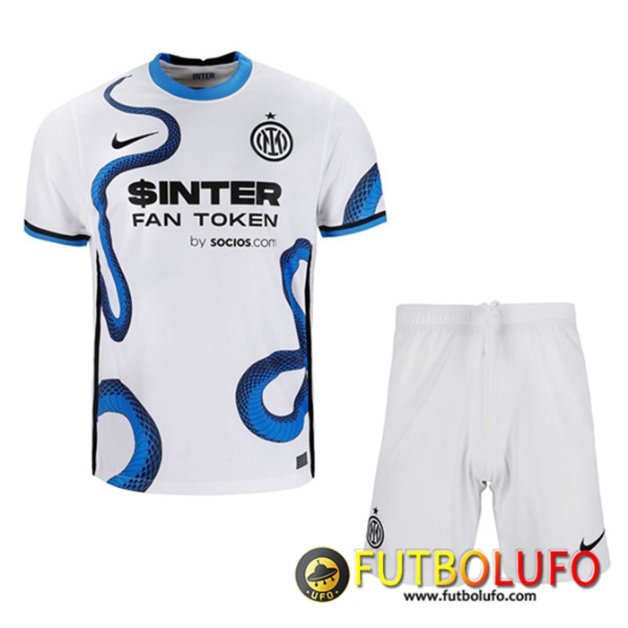 Camiseta Futbol Inter Milan Niños Alternativo 2021/2022