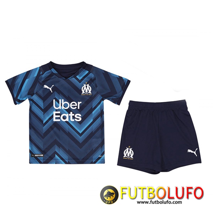 Camiseta Futbol Marsella OM Niños Alternativo 2021/2022