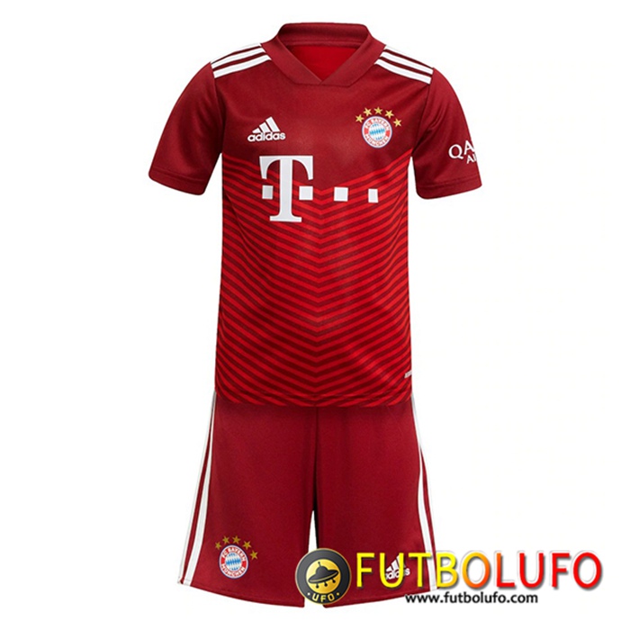 Camiseta Futbol Bayern Munich Niños Titular 2021/2022