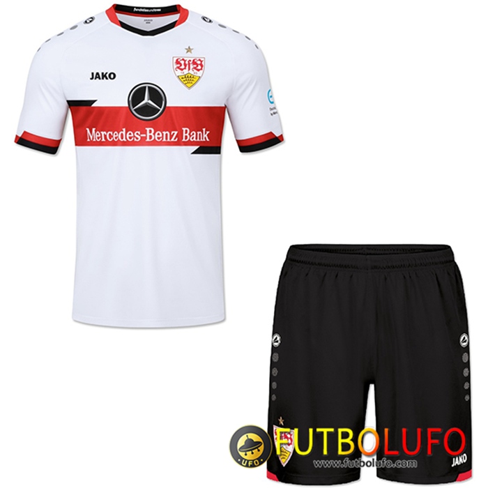 Camiseta Futbol VfB Stuttgart Niños Titular 2021/2022