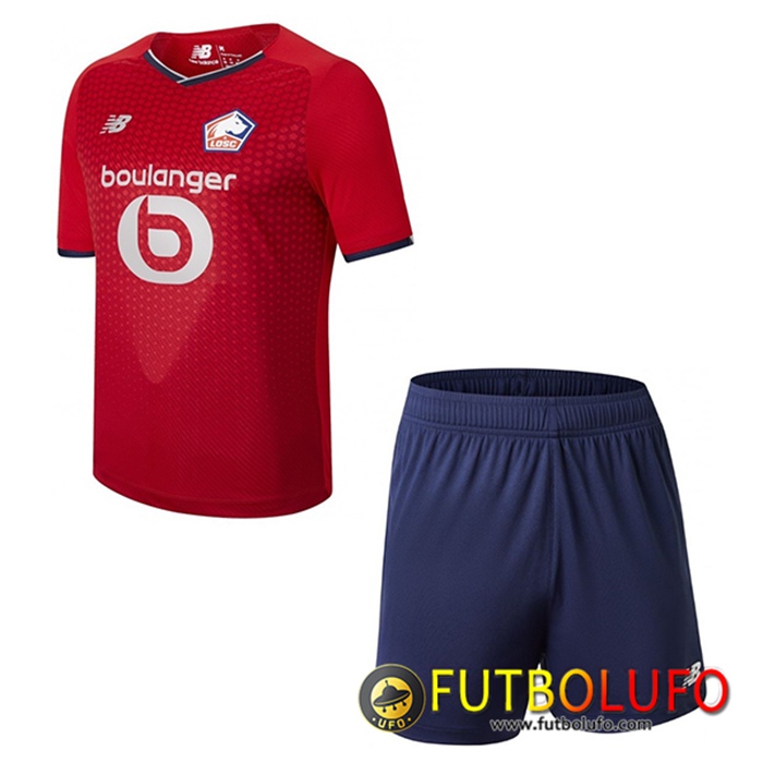 Camiseta Futbol Lille OSC Niños Titular 2021/2022