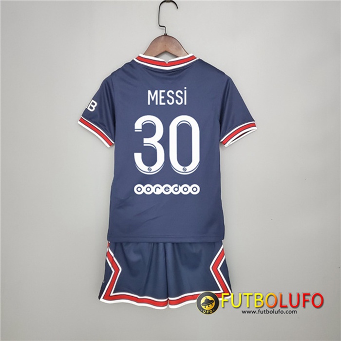 Camiseta Futbol PSG Ninos MESSI 30 Titular 2021/2022
