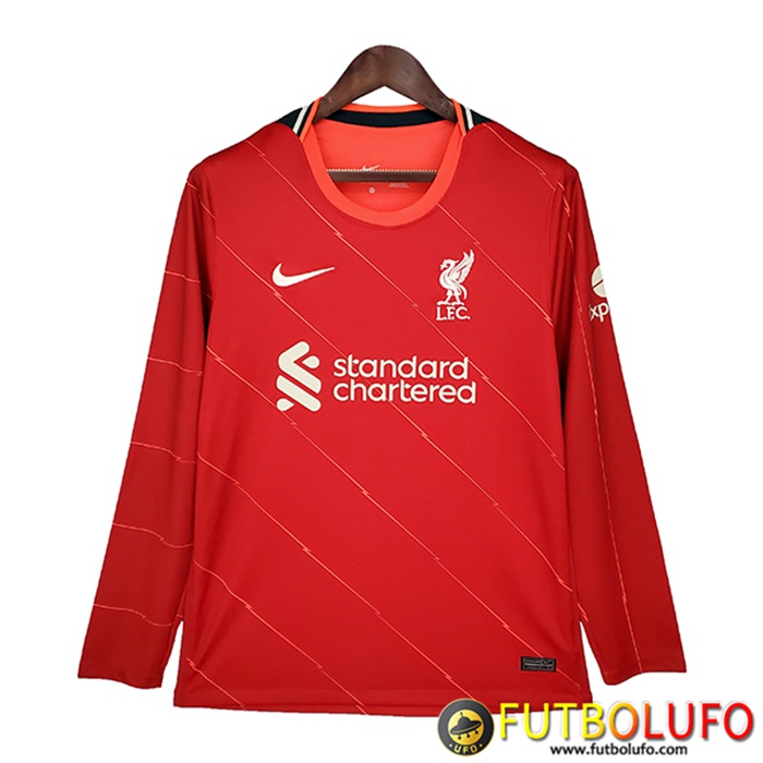 Camiseta Futbol FC Liverpool Titular Manga Larga 2021/2022