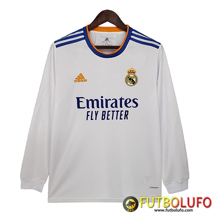 Camiseta Futbol Real Madrid Titular Manga Larga 2021/2022
