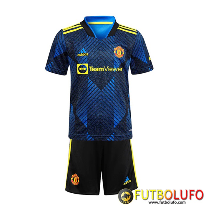 Camiseta Futbol Manchester United Ninos Tercero 2021/2022