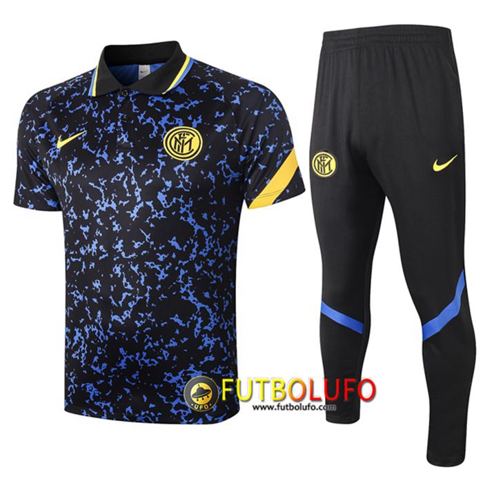 Polo Equipos De Futbol Inter Milan + Pantalones Azul 2020/2021