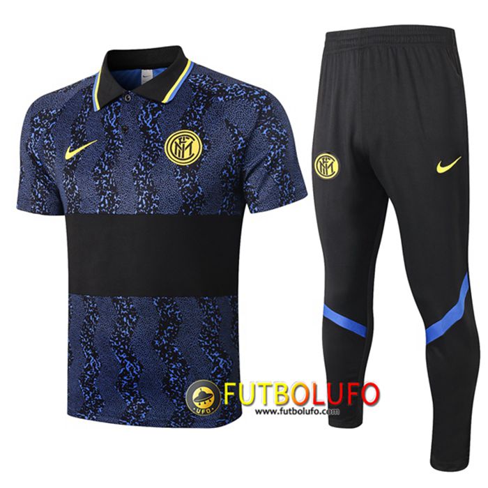 Polo Equipos De Futbol Inter Milan + Pantalones Azul 2020/2021