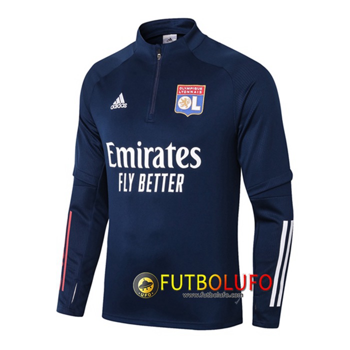 Sudadera De Entrenamiento Lyon OL Azul 2020/2021