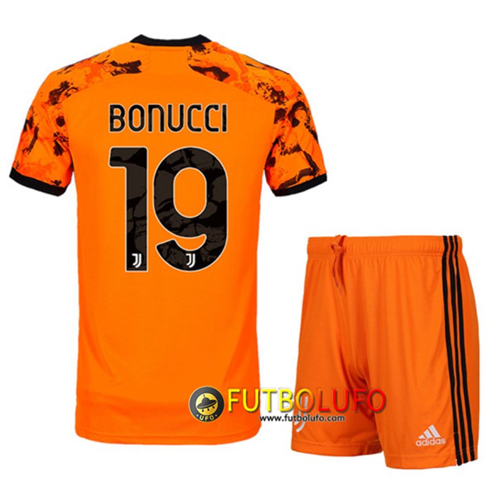 Camiseta Juventus (BONUCCI 19) Ninos Tercero 2020/2021