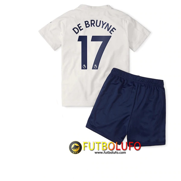 Camiseta Manchester City (De Bruyne 17) Ninos Tercero 2020/2021