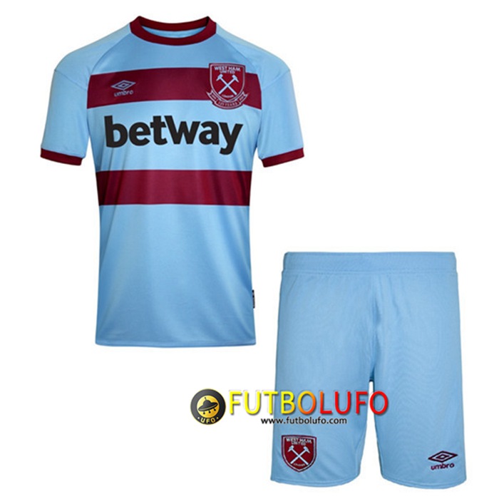 Camiseta West Ham Ninos Alternativo 2020/2021